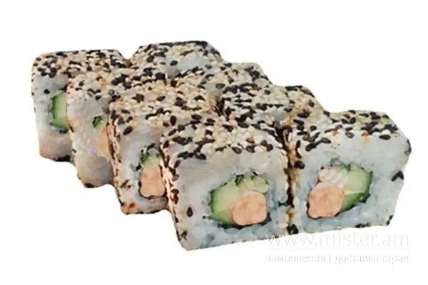 Рол "Каліфорнія" з креветками темпура - "Pizza & Sushi" в Умані фото