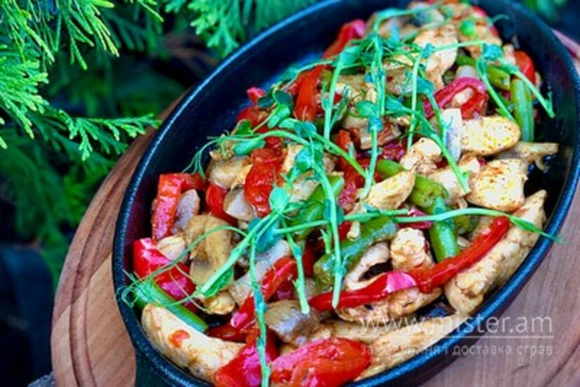 Кеця з курочкою і овочами | Грузинська кухня Вінниця. Меню, замовлення ...