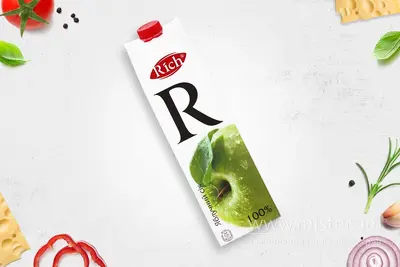 Сік "Rich" яблуко 1л Хочу Піцу undefined фото