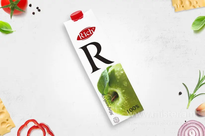 Сік "Rich" яблуко 1л - "Хочу Піцу" в Черкасах фото
