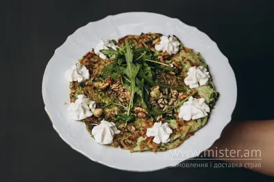 Оладок з кабачка з сиром Лабне, горіхами та травами Delikacia undefined фото