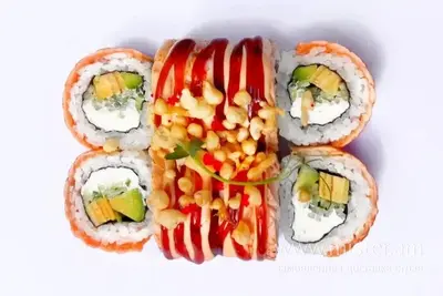 Рол "Філадельфія Татакі" з лососем Rock it pizza&sushi undefined фото