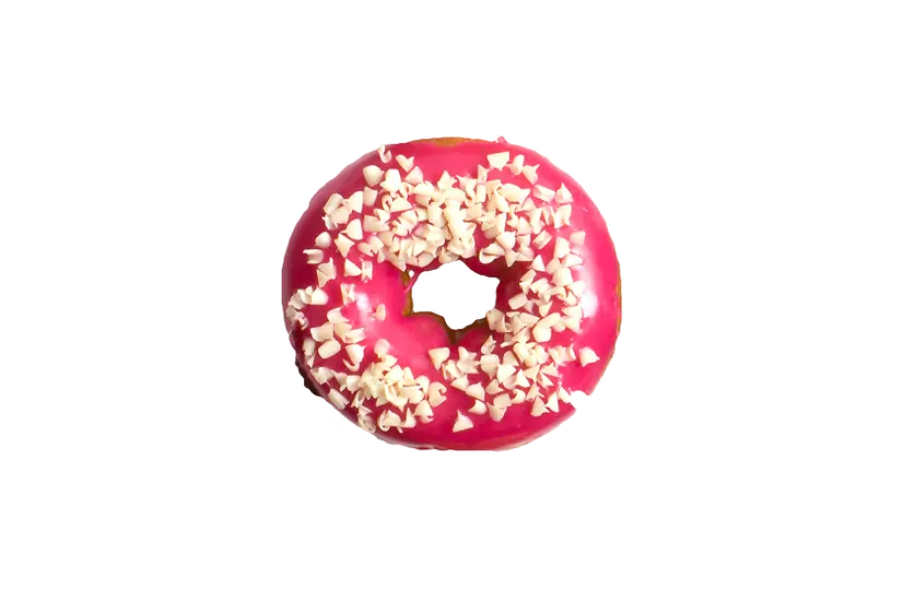 Strawberry donut - "Romero's Pizza" in Chicago photo