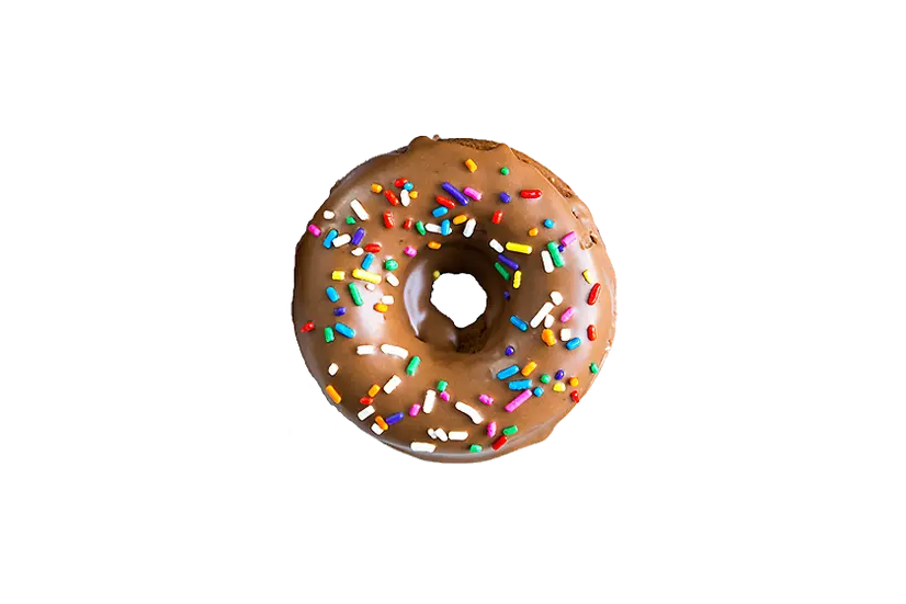Chocolate donut - "Romero's Pizza" in Chicago photo