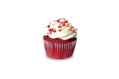 Red Velvet cupcake Romero's Pizza 2500 N Milwaukee Ave, Chicago, IL 60647 photo