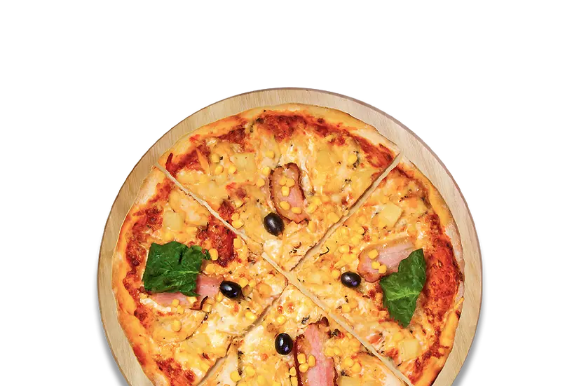 Hawaiian pizza - "Romero's Pizza" in New York photo