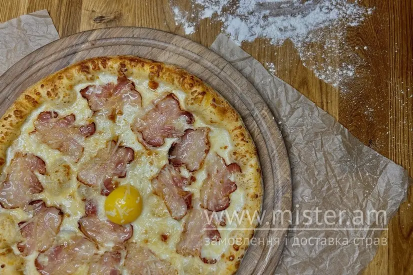 Піца "Карбонара" 30 см - "Da!Bro Pizza" в Чернігові фото