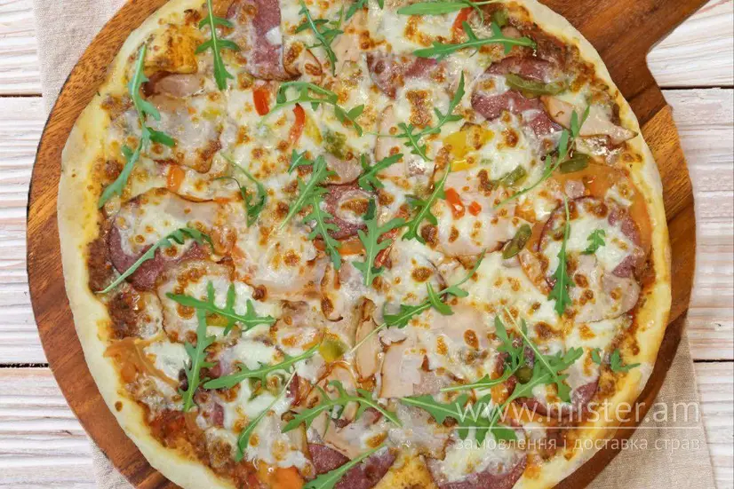 Піца "4 м`яса" 35 см - "Mama Pizza" в Хмельницькому фото