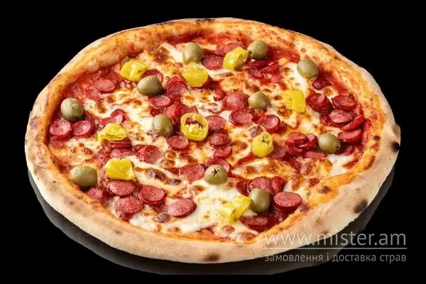 Піца гостра "Мексикано" стандартна - "Sushi-Pizza by La Spezia (вул.Харківська, 5/1)" в Сумах фото
