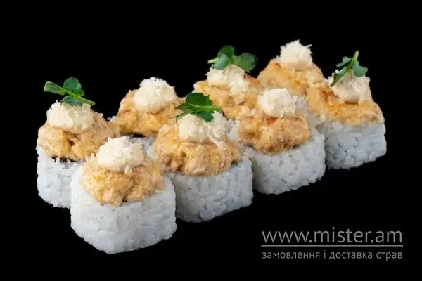 Рол запечений "Цезар" - "Sushi-Pizza by La Spezia (вул.Харківська, 5/1)" в Сумах фото