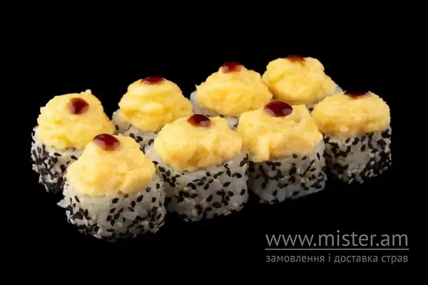 Рол запечений сирний з вугрем - "Sushi-Pizza by La Spezia (вул.Харківська, 5/1)" в Сумах фото