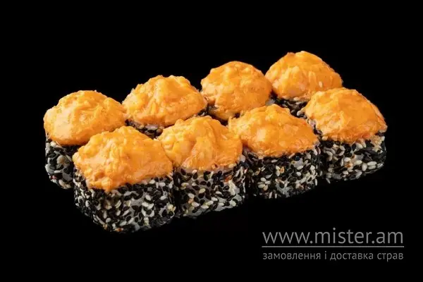 Рол запечений з крабом та креветкою - "Sushi-Pizza by La Spezia (вул.Харківська, 5/1)" в Сумах фото