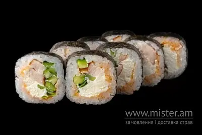 Футомакі з копченою куркою Sushi-Pizza by La Spezia (вул.Харківська, 5/1) undefined фото