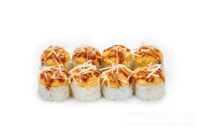 Запечений рол з креветкою, манго та пармезаном Dart Sushi undefined фото