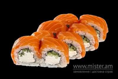 Рол "Філадельфія" з лососем Pronto Pizza & Sushi undefined фото