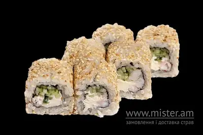 Рол "Каліфорнія" з креветкою в кунжуті Pronto Pizza & Sushi undefined фото