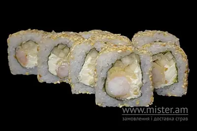 Рол "Ебі Темпура" в кунжуті Pronto Pizza & Sushi undefined фото