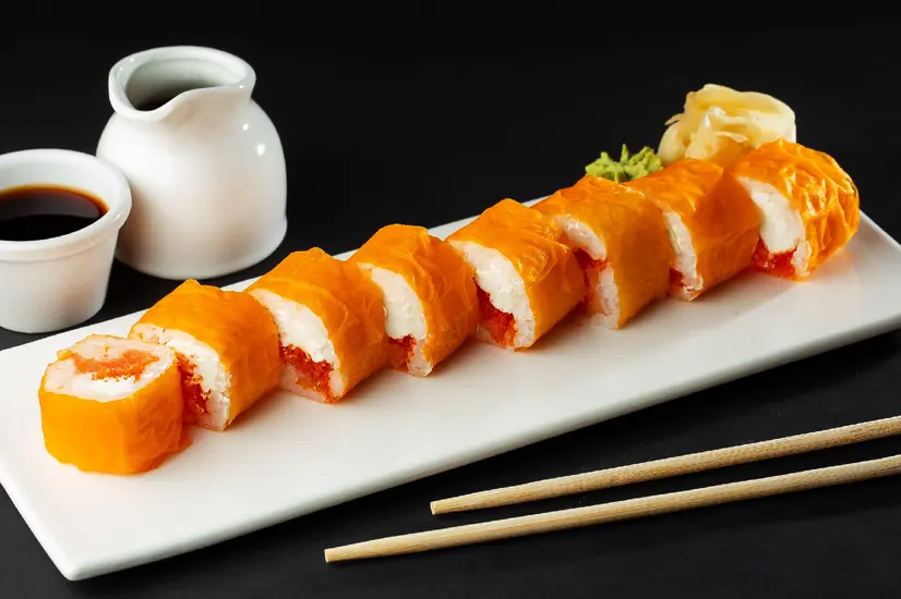 Філадельфія маменорі з лососем (8 шматочків) - "TREBA Pizza & Sushi" в Івано-Франківську фото 