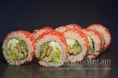 Каліфорнія з вугрем в ікрі масаго Це SUSHI & PIZZA undefined фото