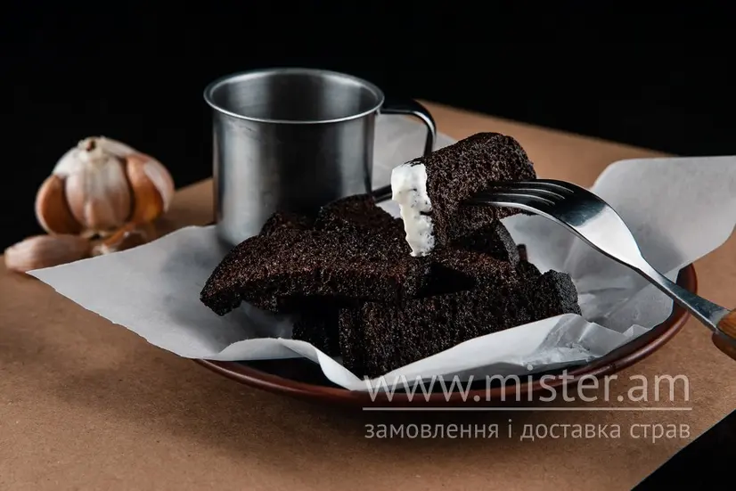 Грінки бородинські з пармезаном - "Soul Pub" в Чернігові фото