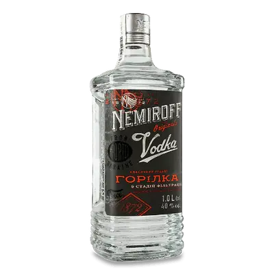 Горілка Nemiroff Оригінал 1 л 40% Beer&Wine undefined фото
