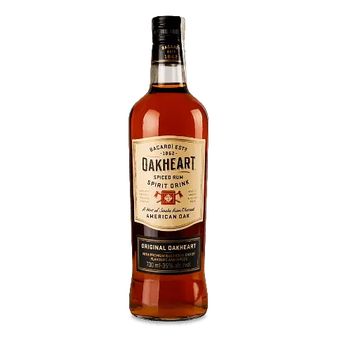 Ромовий напій Bacardi Oakheart Original 0,7л - "Beer&Wine" в Кропивницькому фото 