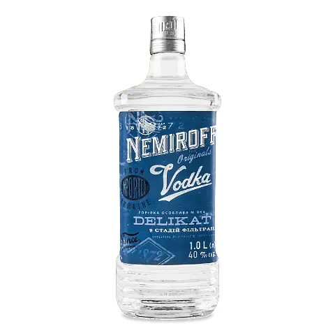 Горілка Nemiroff Delikat м'яка 1л - "Beer&Wine" в Кропивницькому фото
