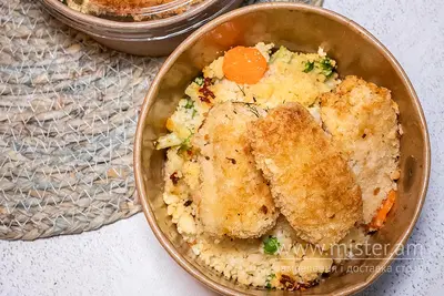 Біла риба з кус-кусом та овочами СамУдома undefined фото