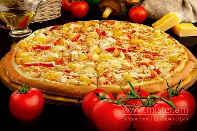 Піца "Гавайська" 25 см Makko BBQ undefined фото