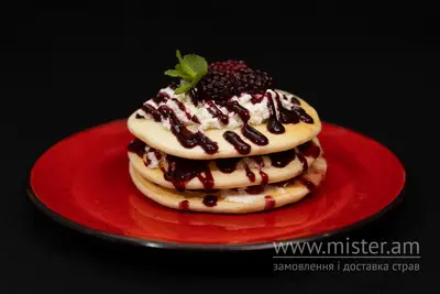 Панкейки з ожиною та творогом Canadian Food undefined фото
