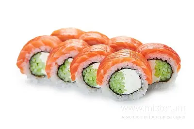 Рол "Філадельфія" з лососем і огірком Dart Sushi undefined фото