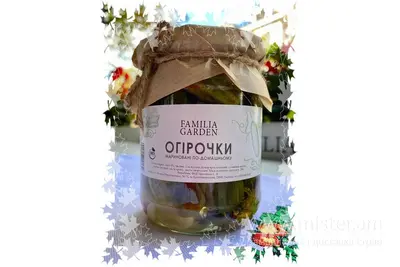 Огірочки мариновані по-домашньому Familia Garden undefined фото