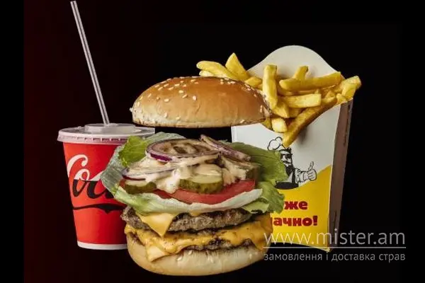 Дабл чізбургер меню - "Daddy Burger" в Чернівцях фото 