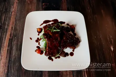 Ребра свинні у глазурованому соусі (мін.замовл. від 300 г) Bon Appetit undefined фото