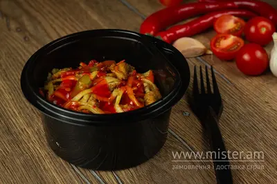 Локшина удон із курятиною та овочами ВЕПР undefined фото