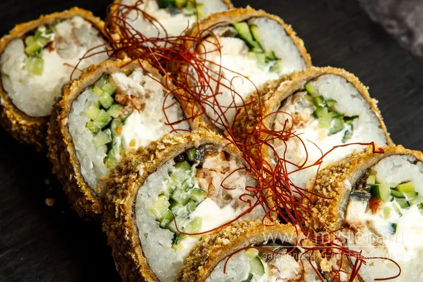 Рол "Темпура" з вугрем - "BAO sushi" в Чернігові фото