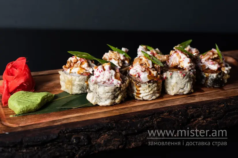 Футомакі фелікс з вугрем гарячий - "Guava Sushi" в Чернігові фото