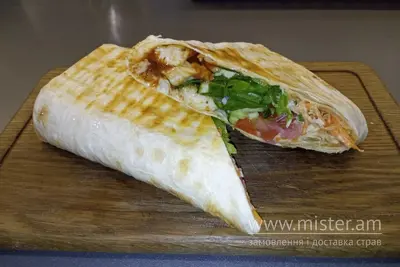 Шаурма з куркою, сиром моцарела та овочами Бінго undefined фото