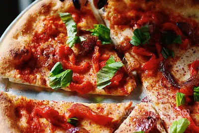 Піца з печеним перцем та карамелізованою цибулею Pasta Basta undefined фото