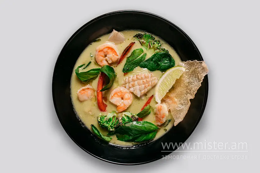 Зелене карі  з морепродуктами - "TikiThai" в Чернівцях фото 