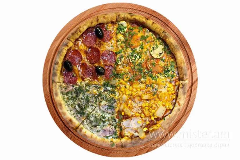 Піца "Чотири сезони" 55 см - "Pizza & Sushi" в Умані фото 