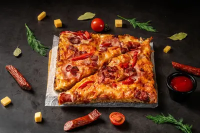Мисливська піца сита TREBA Pizza & Sushi undefined фото