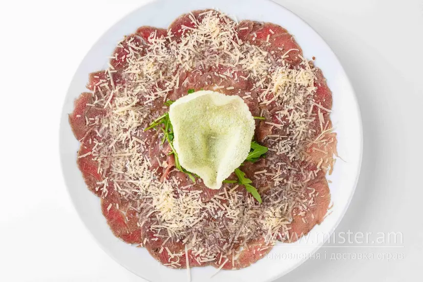 Карпачо з телятини й кунжутним соусом - "La Spezia" в Сумах фото