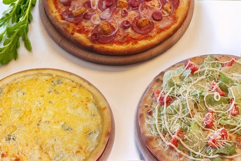 КОМБО Топ (4 Сири + М'ясобор + Цезар з куркою) 30см - "GoGoPizza - ХБК" в Херсоні фото 
