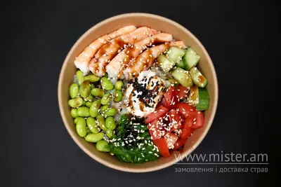Поке Філадельфія з креветкою та бобами адамам Це SUSHI & PIZZA undefined фото