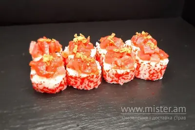 Каліфорнія тар тар з тунцем та цибулевим кранчем Це SUSHI & PIZZA undefined фото