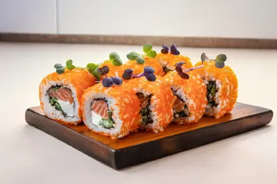 Калифорния с лососем Пицца и суши Дарницкий район GoGoPizza & SUSHIGO! undefined фото