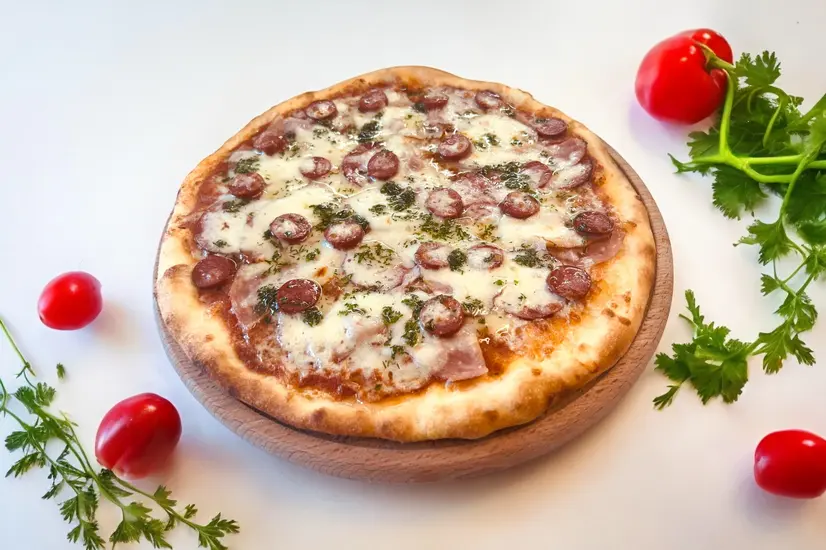 4 Мяса 30 см - "Пицца и суши Дарницкий район GoGoPizza & SUSHIGO!" в Киеве фото 