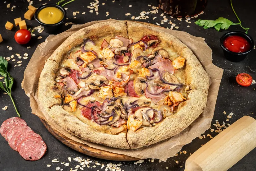 Римська піца житня - "TREBA Pizza & Sushi" в Івано-Франківську фото 