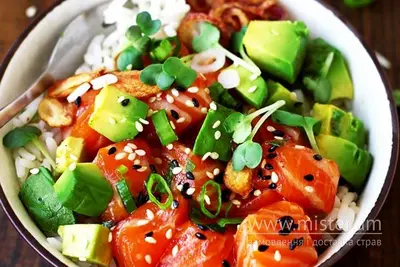Боул з лососем Salad Day  undefined фото
